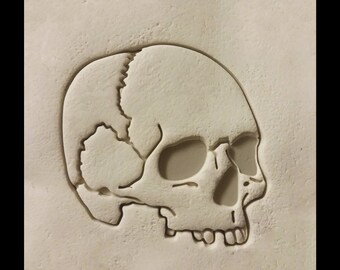 Skull Jawless 3D Printed Halloween Cookie Cutter Halloween Party