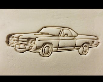 El Camino Classic Car Cookie Cutter 3D Printed