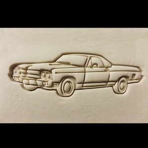 El Camino Classic Car Cookie Cutter 3D Printed bild 1