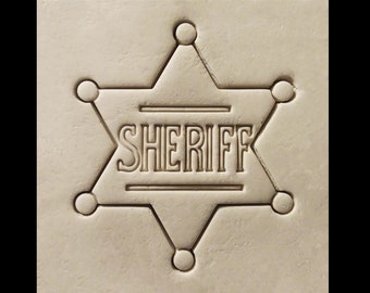 Sheriff Badge Cookie Cutter 3d Printed