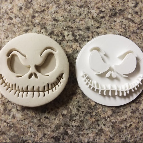 Jack Skellington Halloween Embosser Stamp Cupcake Embosser Etsy