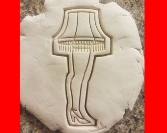 A Christmas Story Leg Lamp 3D Printed Christmas Cookie Cutter Holiday