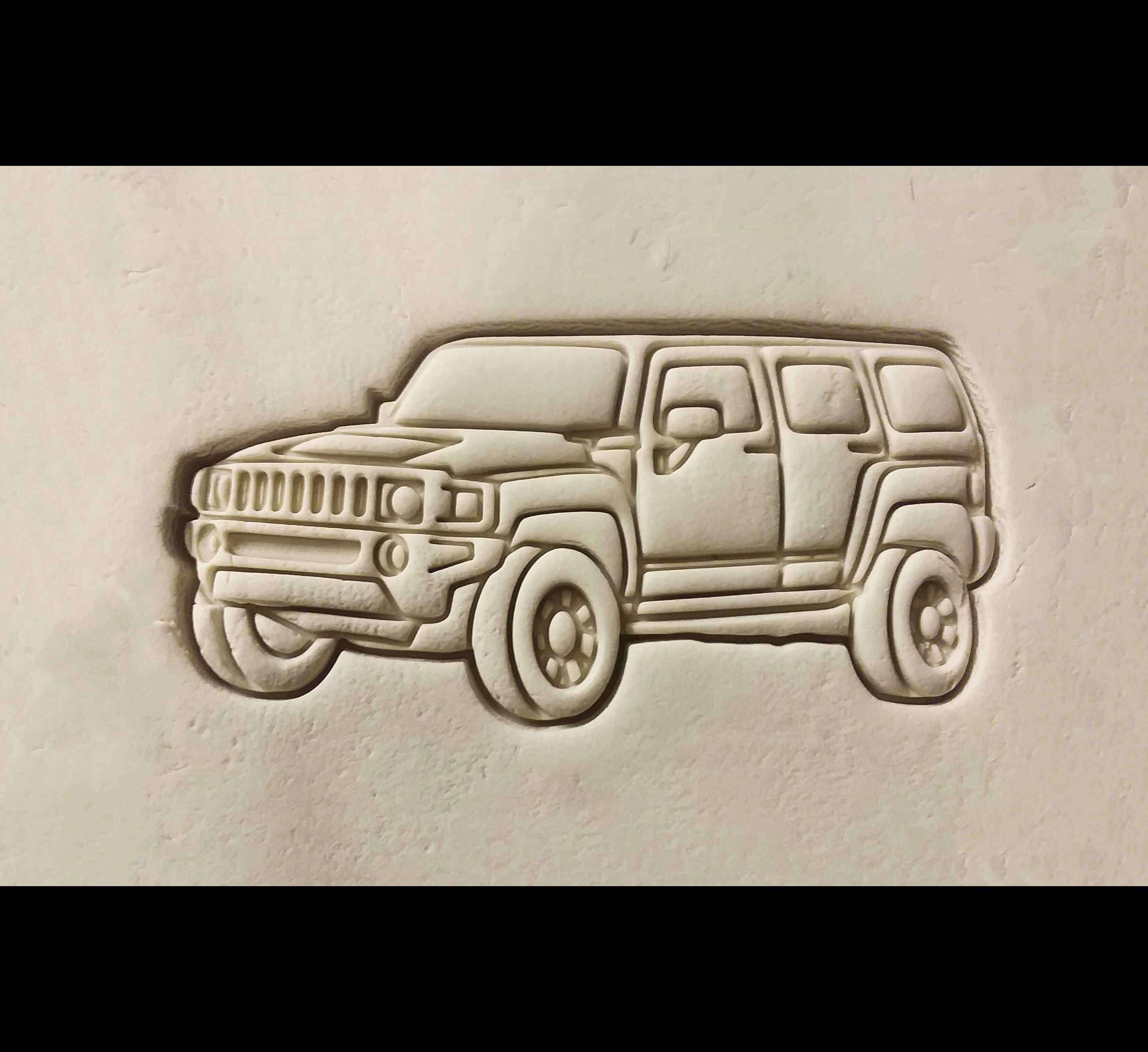 Fly Model Hummer Hummer H3 Blueprint