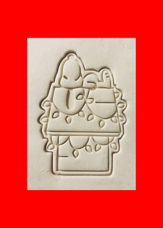 Snoopy Christmas Charlie Brown 3D Printed Christmas Cookie Cutter Holiday Happy New Years Jingle All the way