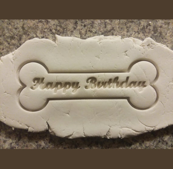 Dog Bone Happy Birthday Cutter 3d Printed Dog Treats