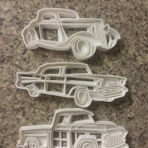 3D Printed Classic Cars Cookie Cutters Set