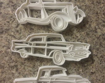 3D Printed Classic Cars Cookie Cutters Set