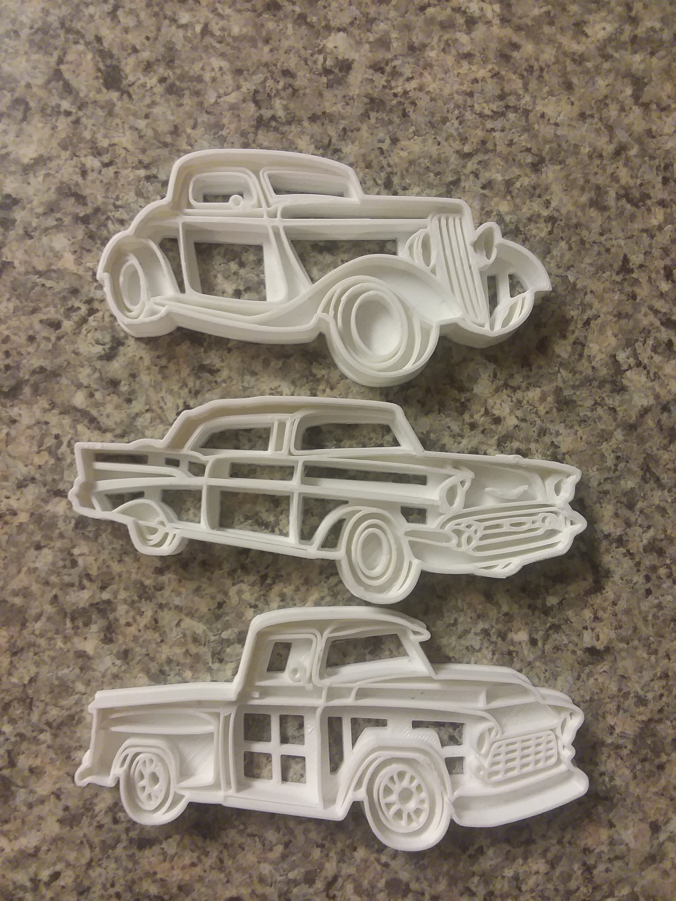 3D Printed Classic Cars Cookie Cutters Set - Etsy