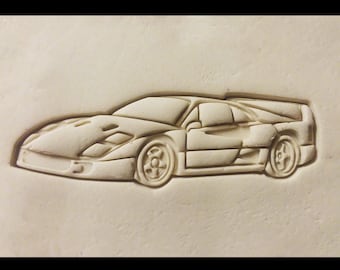 Ferrari F40 Car Cookie Cutter 3D Printed