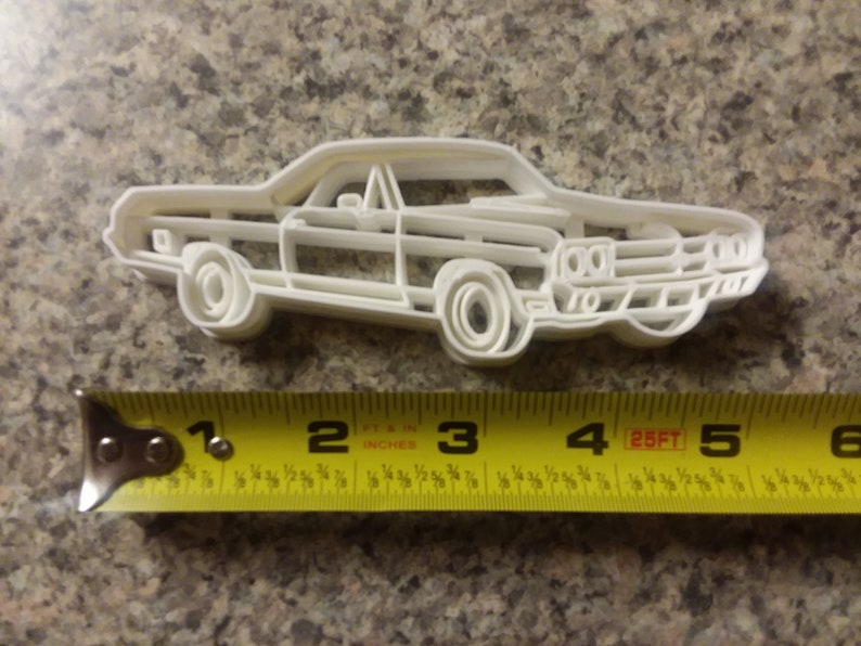 El Camino Classic Car Cookie Cutter 3D Printed bild 3
