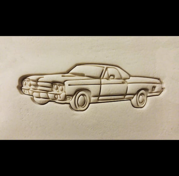 El Camino Classic Car Cookie Cutter 3D Printed