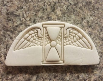 Winged Hourglass Plague Doctor 3D Printed Halloween  Cookie Cutter