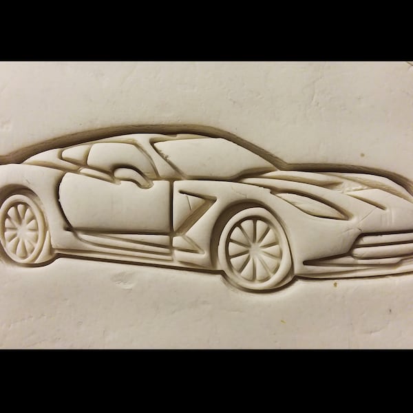 Corvette C7 Car Cookie Cutter 3D Printed
