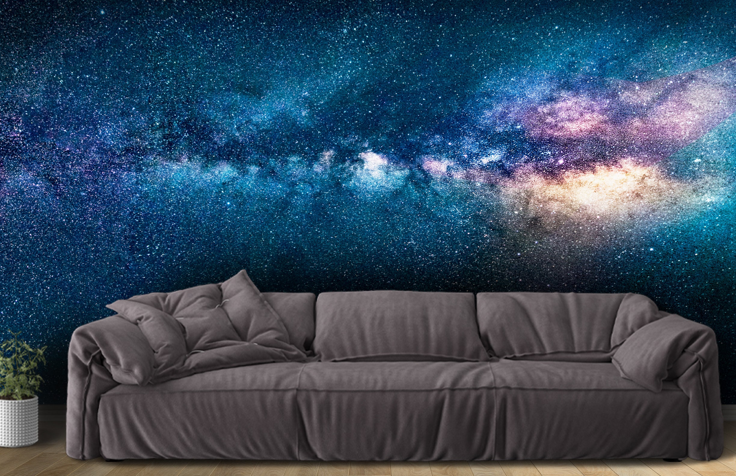 Milky Way Galaxy Mural Quality 3M Controltac Vinyl Wall | Etsy