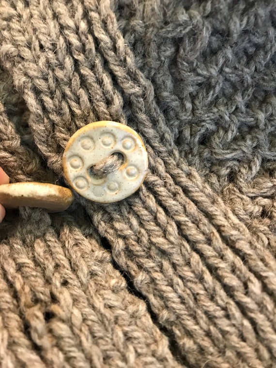 Vintage Aran Sweaters Cleo Ltd Irish Wool Knit Ca… - image 4