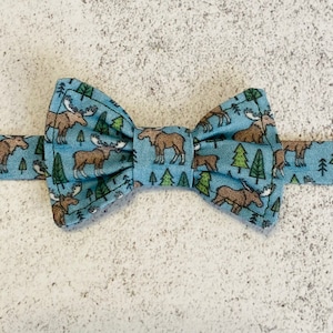 Moose Cat Bow Tie