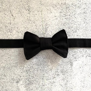 Midnight Black Cat Bow Tie