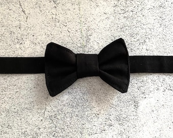 Midnight Black Cat Bow Tie