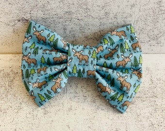 Moose Dog Bow Tie