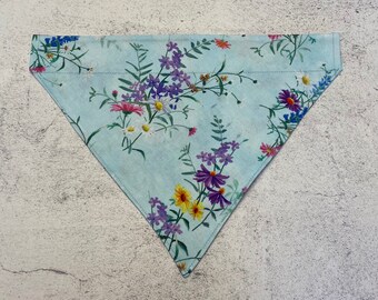 Floral Dog Collar Bandana