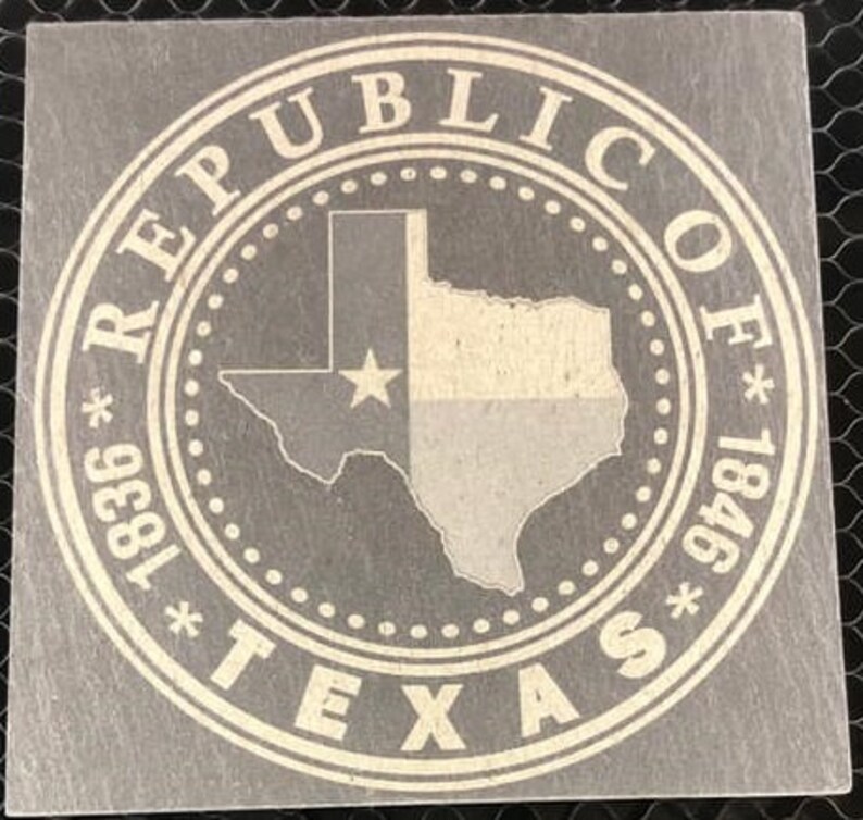 Republic Of Texas Glowforge Template image 2