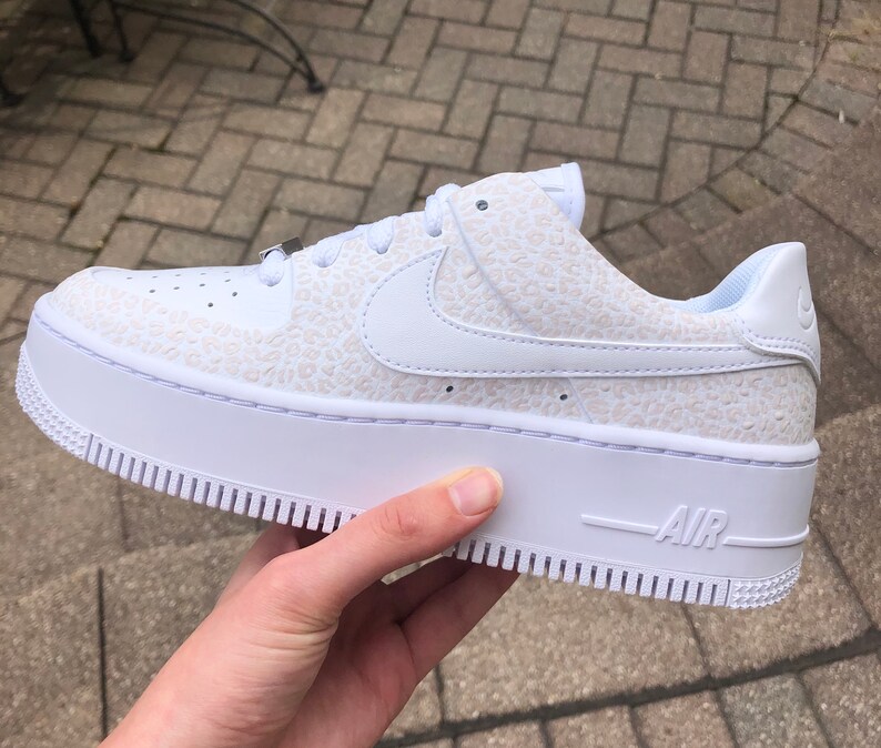 Custom Cheetah Platform Nike Airforce 1 | Etsy