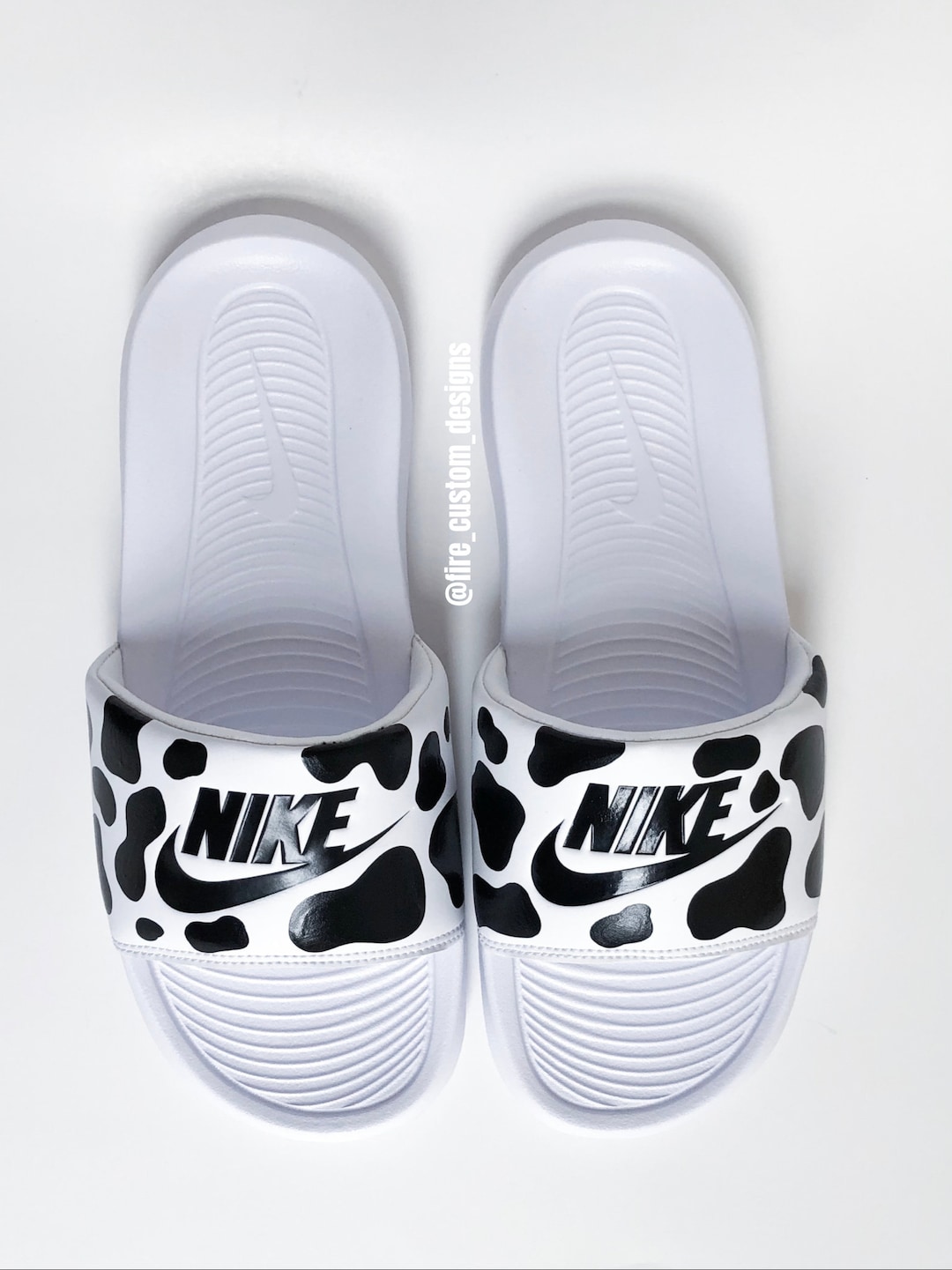 Custom Cow Print Nike Victori Slides - Etsy Australia