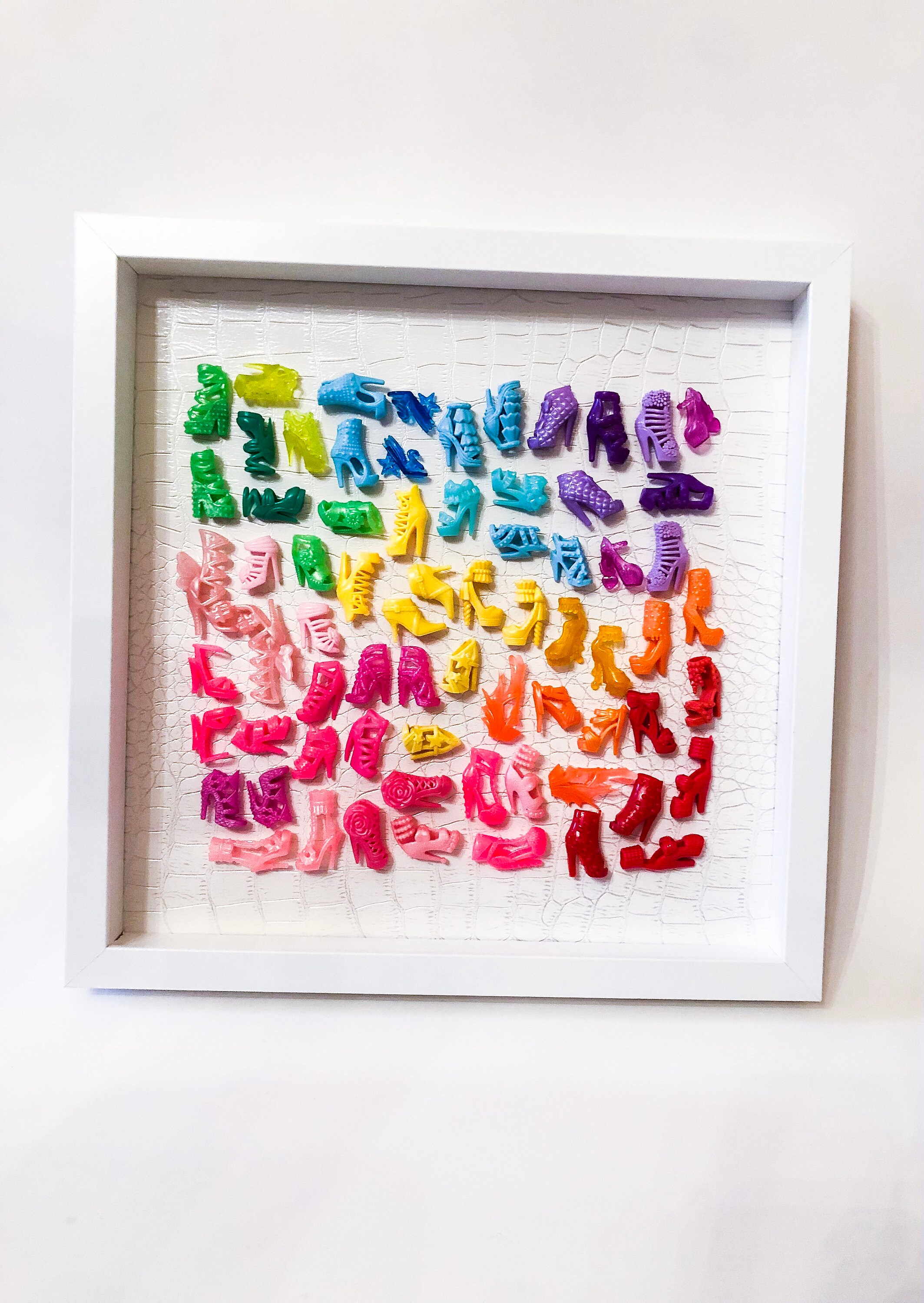 Snake Skin Mini Shoe Wall Art