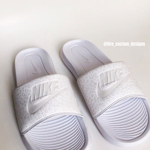 Cheetah Nike Slide Etsy