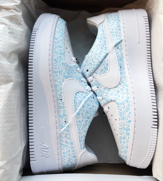 Custom Cheetah Platform Nike Airforce 1 Etsy UK