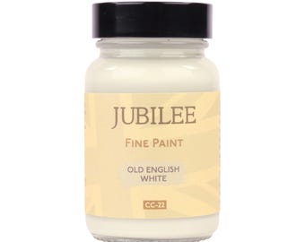 Old English White Jubilee paint by Guild Lane - All Purpose Paint, furniture paint, for up-cycling, arts and crafts.