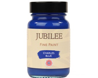 Charles Blue Jubilee paint by Guild Lane - All Purpose Paint, furniture paint, for up-cycling, arts and crafts.