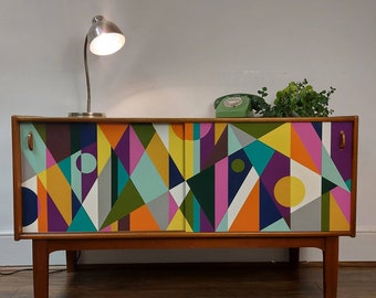 Geometric credenza outlet