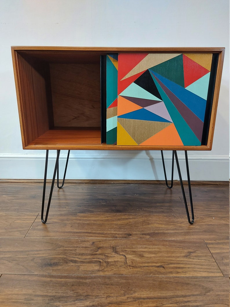 SOLD Commission Example G Plan Record Hand Painted in Etsy