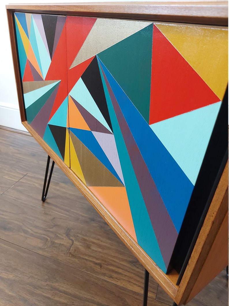 SOLD Commission Example G Plan Record Hand Painted in Etsy