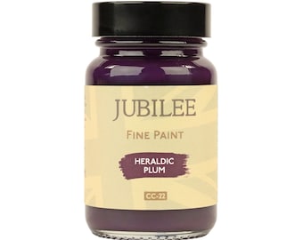 Heraldic Plum Jubilee paint by Guild Lane - All Purpose Paint, furniture paint, Jubilee by Guild lane, for up-cycling and crafts