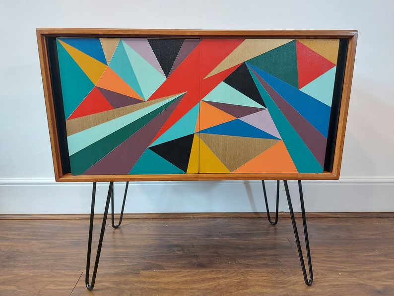 SOLD Commission Example G Plan Record Hand Painted in Etsy