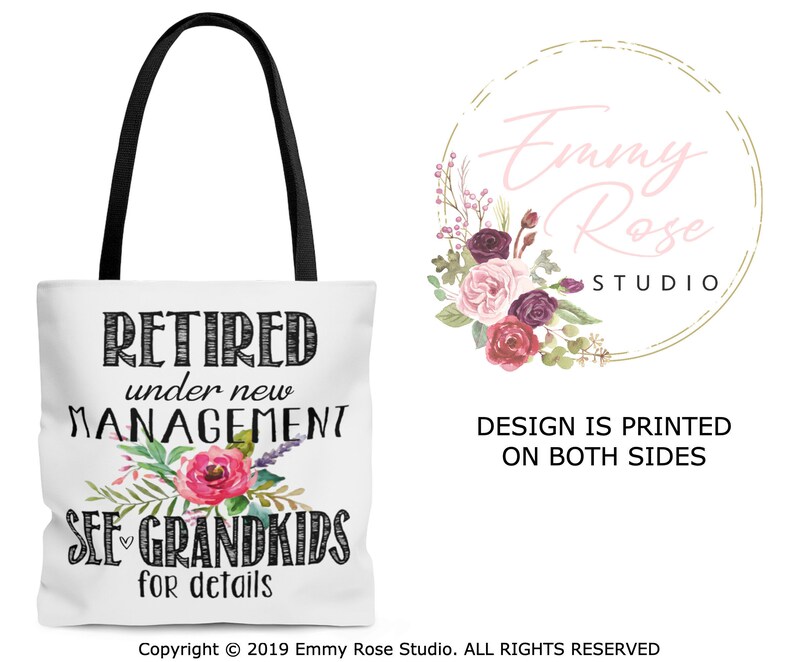 Retired Grandma Gift Retirement gifts for women tote bag Etsy