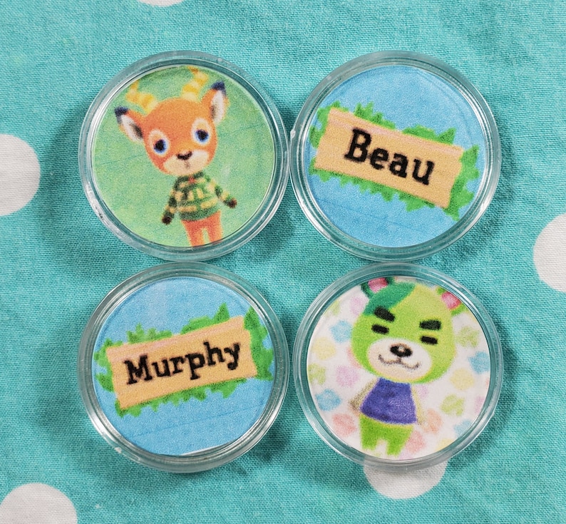 Animal Crossing Custom Amiibo Coins CHOOSE YOUR VILLAGERS for New Horizons