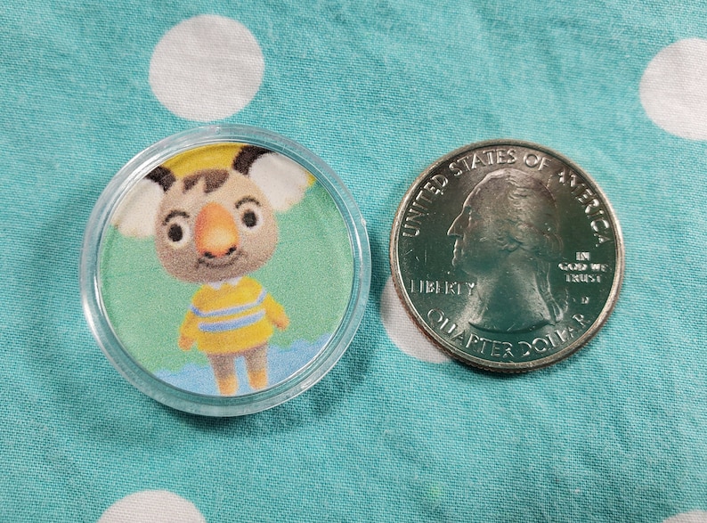 Animal Crossing Custom Amiibo Coins CHOOSE YOUR VILLAGERS for New Horizons