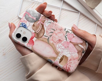 Coquette Phone Case Collage Phone Case Preppy Cute Aesthetic iPhone 15 14 13 12 11 Pro Max Samsung Galaxy S23 S22 S20 Ultra Google Pixel Pro