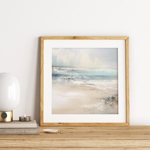 Serene Coastal Digital Print, Coastal Beach Print, Coastal Print, Beach Wall Art, Beach Print, Coastal Wall Art, Tropical Beach Wall Art