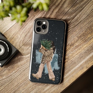Winter iPhone case Christmas iPhone case Winter Holiday iPhone case Christmas Tree Phone Case for iPhone 15 iPhone 15 Pro Max iPhone 15 Plus
