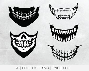 Download Scary Face Svg Etsy