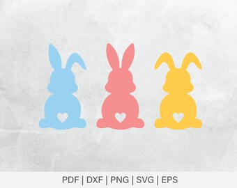 Download Three Bunnies Svg Etsy