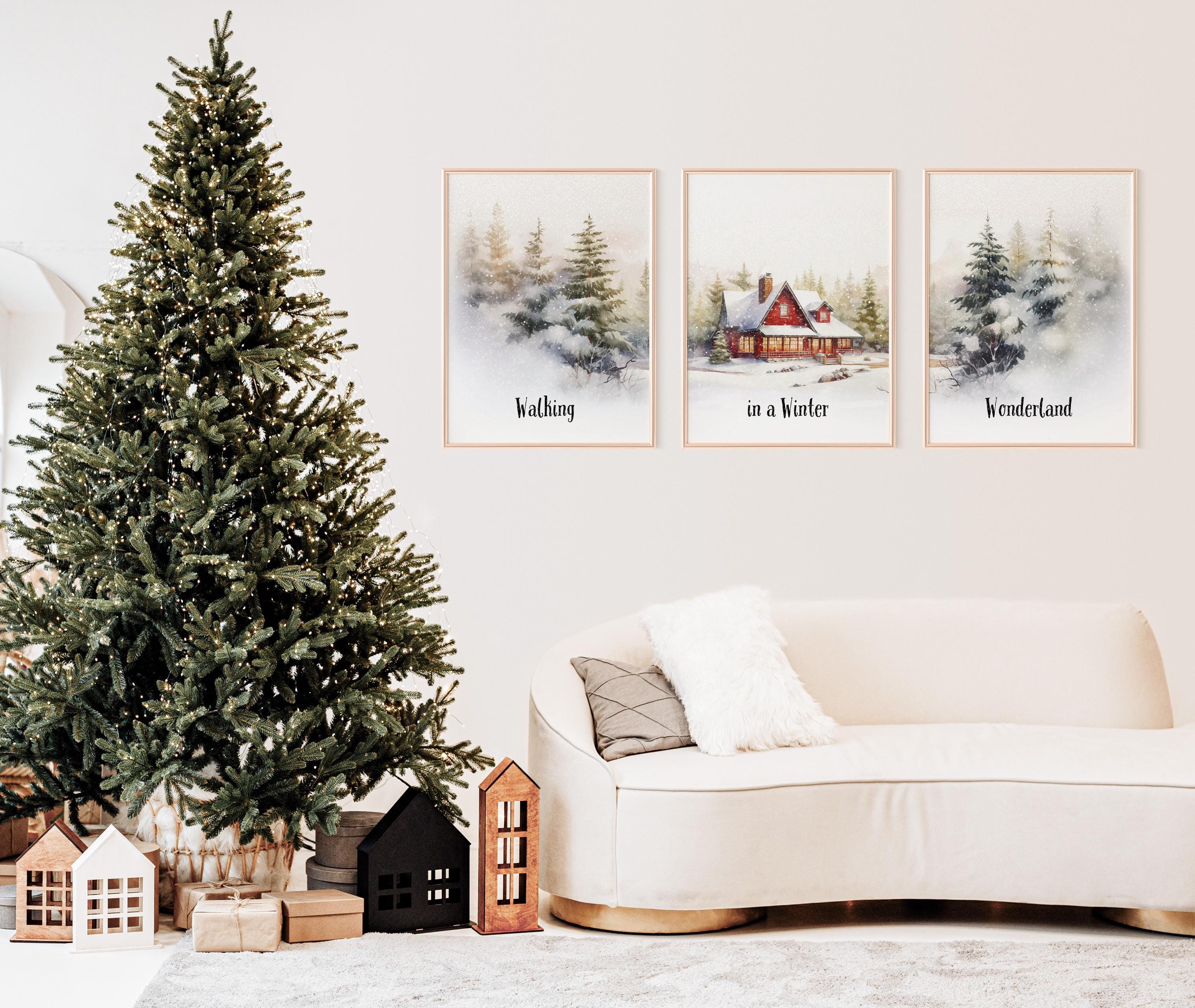 Winter Wonderland Prints Set of 3 Winter Landscape Prints Winter Forest ...