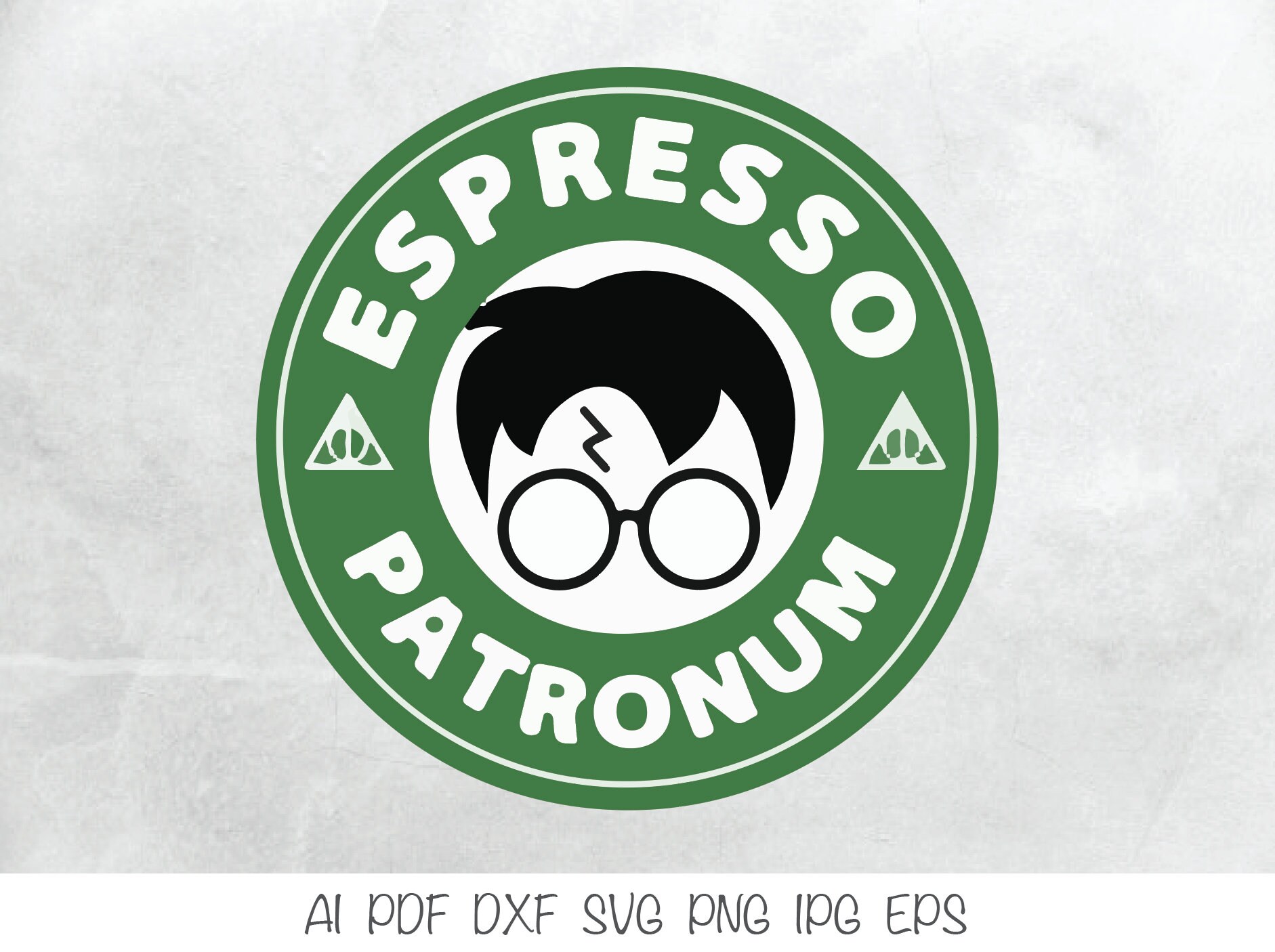 Logotipo de Harry Potter Starbucks SVG Vector Digital File