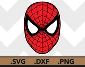 Spiderman SVG Files, Spiderman Face DXF Cutting Logo, Spiderman Logo Png Cut Marvel Spiderman Svg Dxf, Spiderman SVG Files, Instant Download