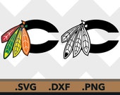 Chicago Blackhawks SVG Files, Chicago Blackhawks Cutting Files, Chicago Blackhawk DXF Cut File Chicago Blackhawks SVG Files Instant Download