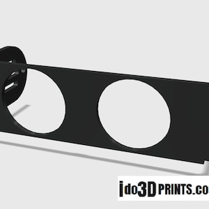 Universal DIN Gauge Pod - 52mm (2-1/16") Single/Dual/Triple pod radio mount